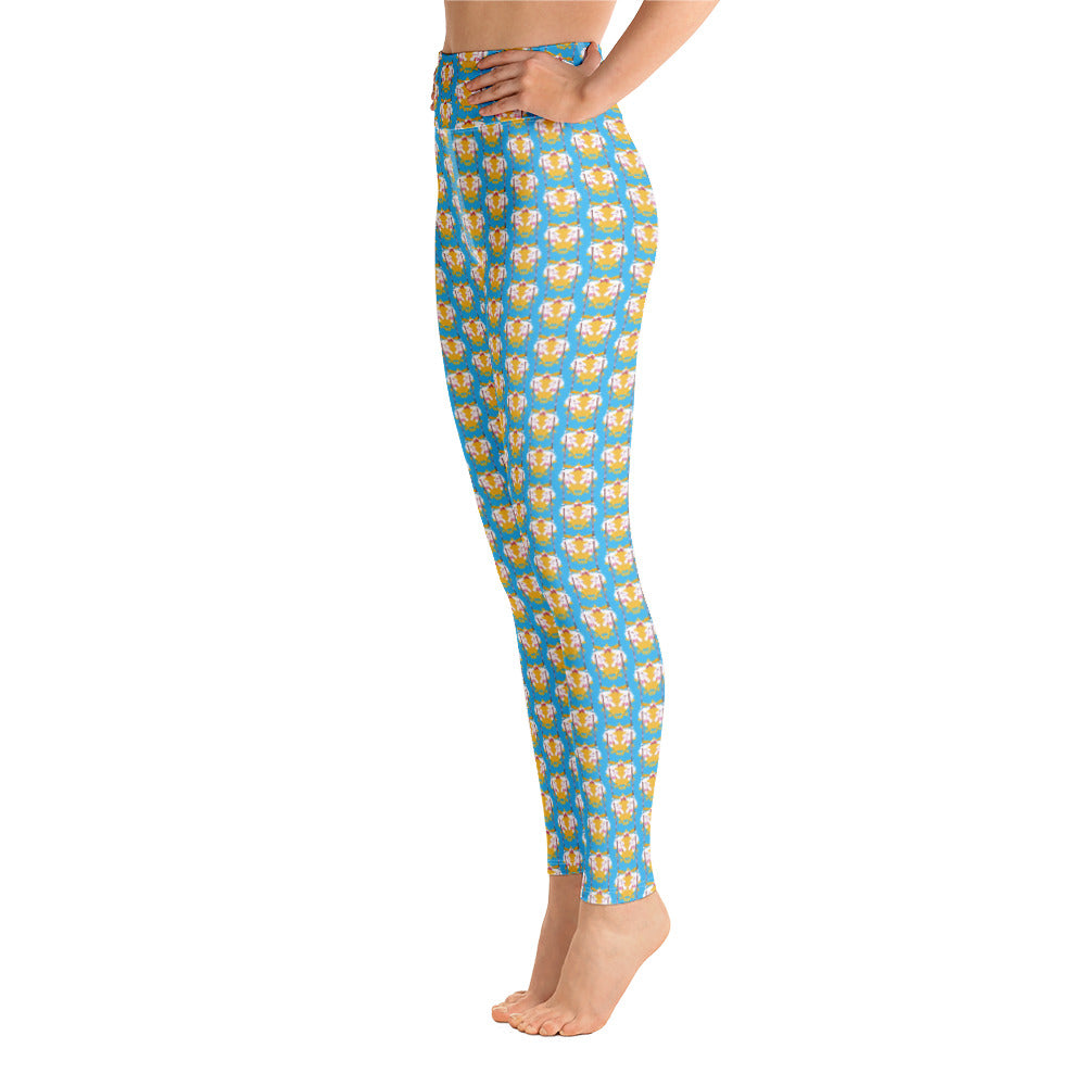 Pole Sunshine Blue Leggings