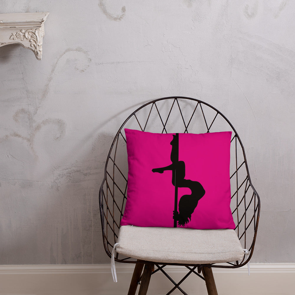 Pink Pole Pillow