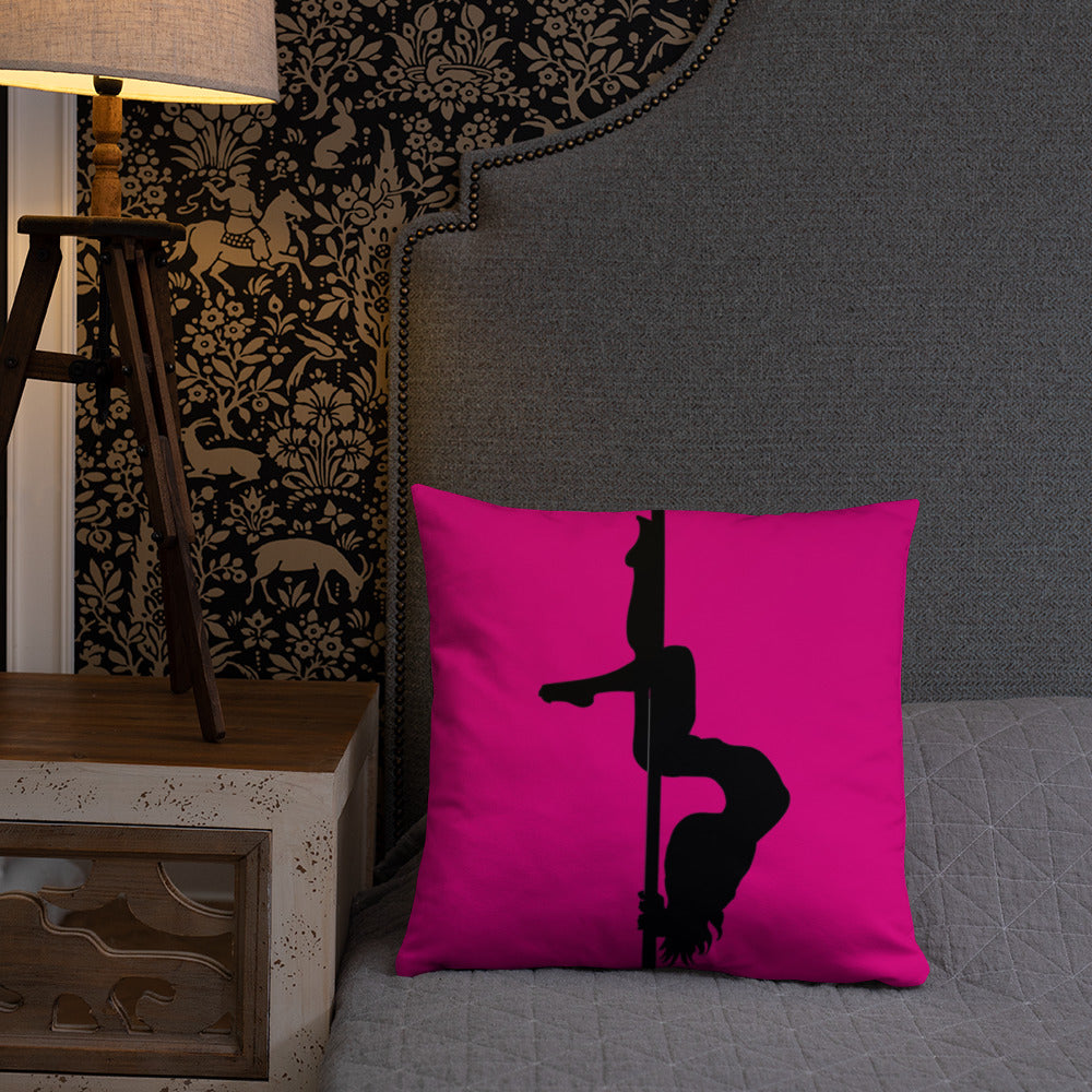 Pink Pole Pillow