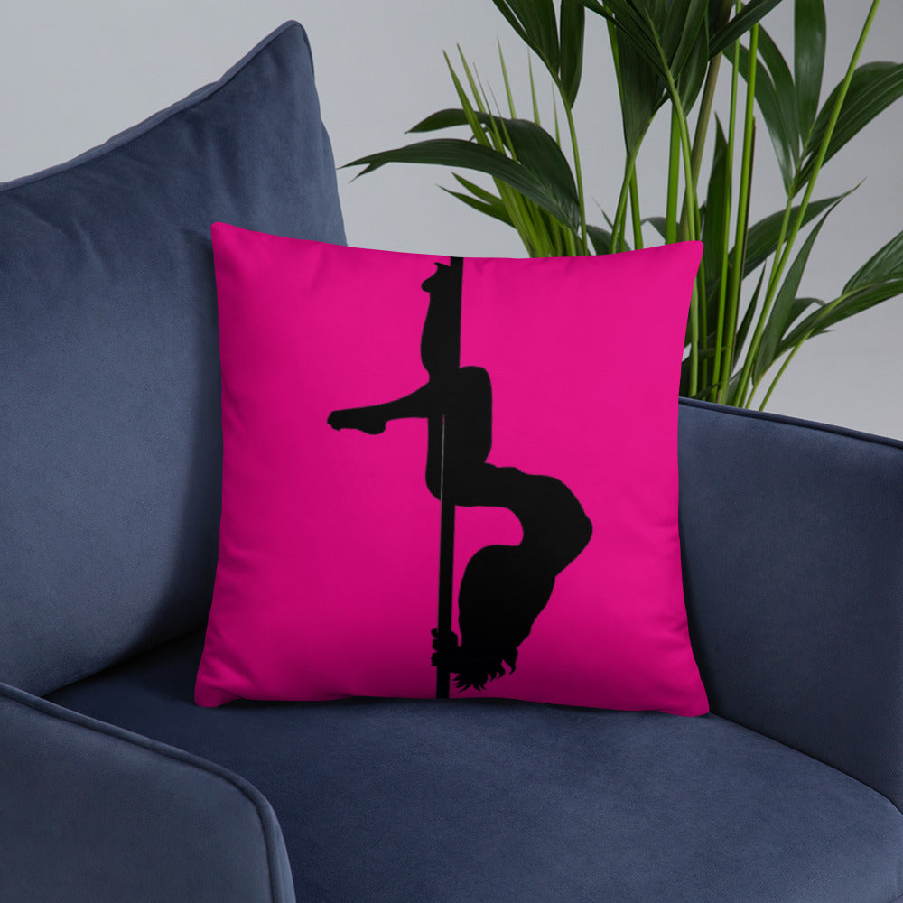 Pink Pole Pillow