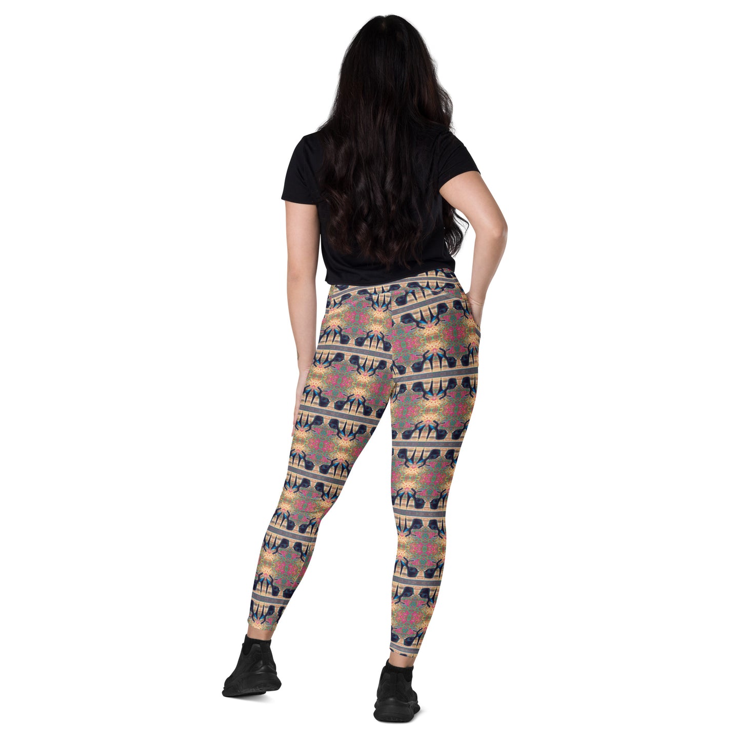 Licorice Heels Leggings with Pockets