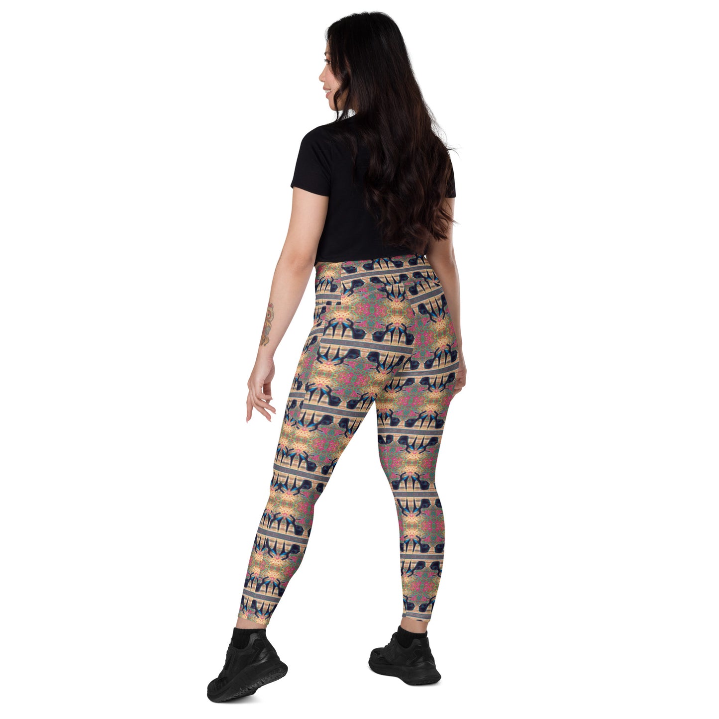 Licorice Heels Leggings with Pockets