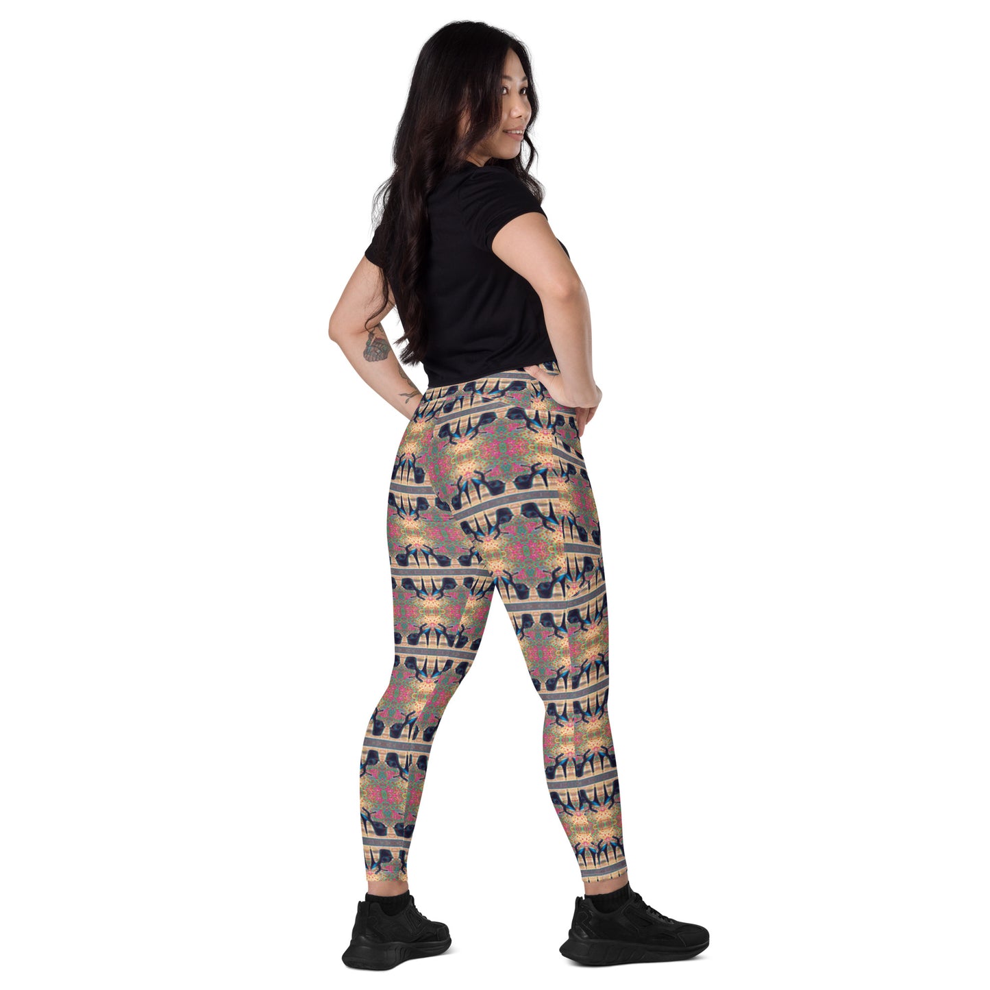 Licorice Heels Leggings with Pockets