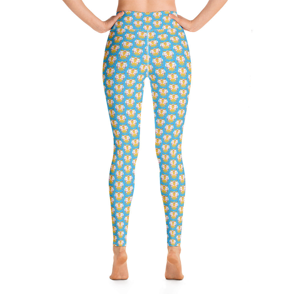 Pole Sunshine Blue Leggings