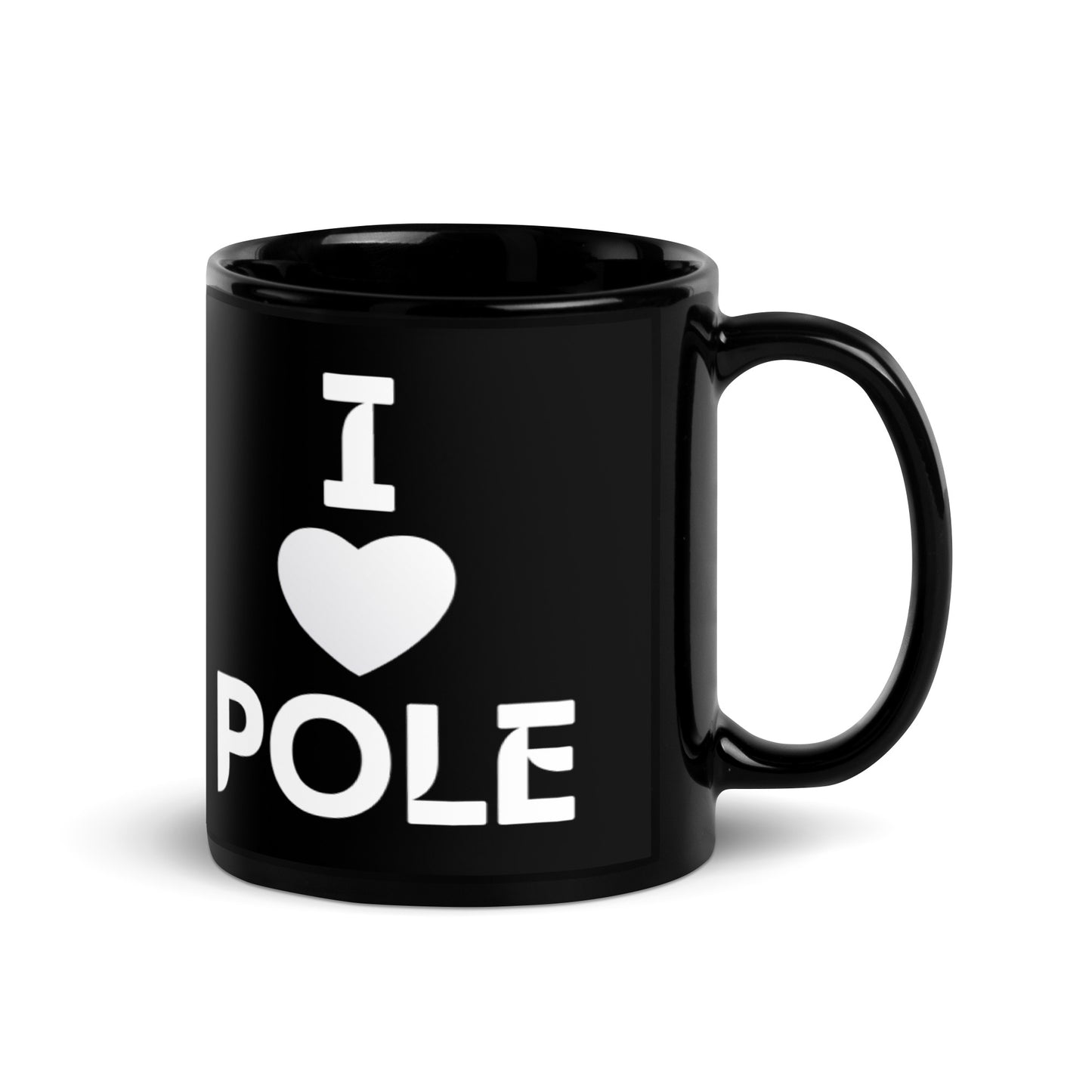 Mug - I Heart Pole - Black