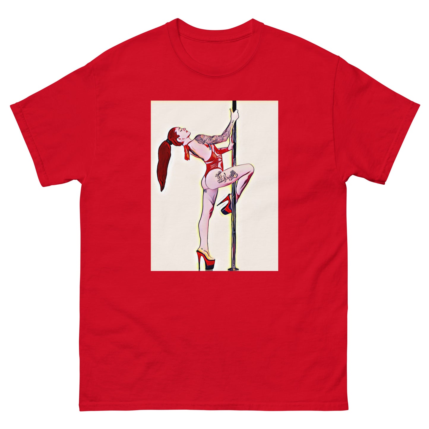 Inked Dancer Block Tee - Unisex