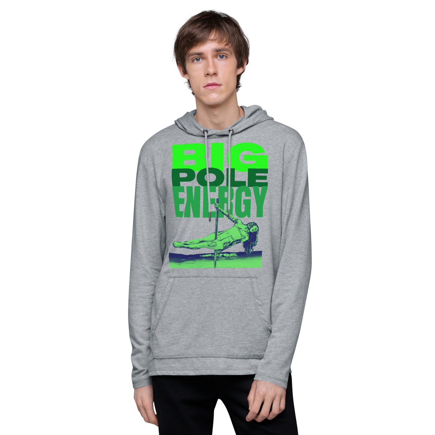 Big Pole Energy - Lightweight Hoodie - Unisex