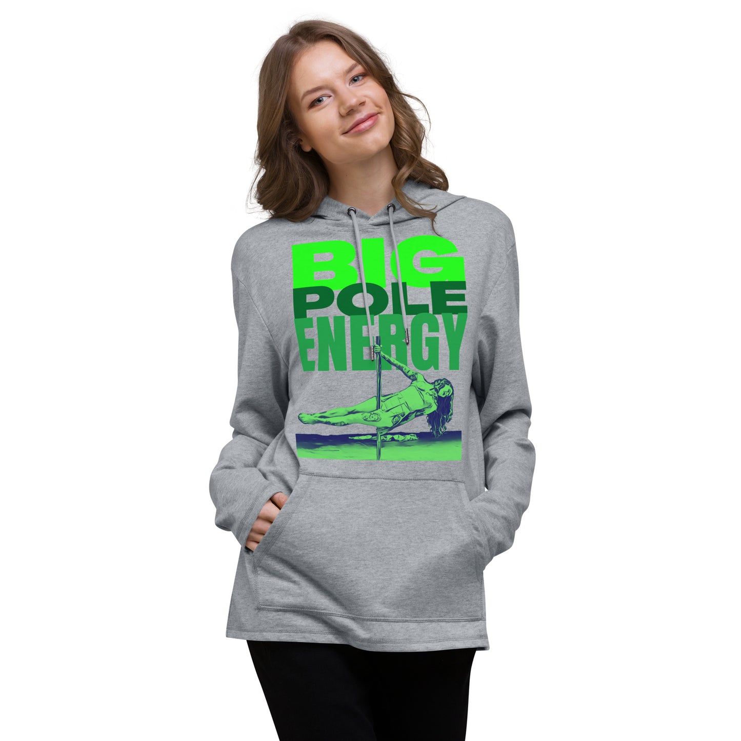 Big Pole Energy - Lightweight Hoodie - Unisex