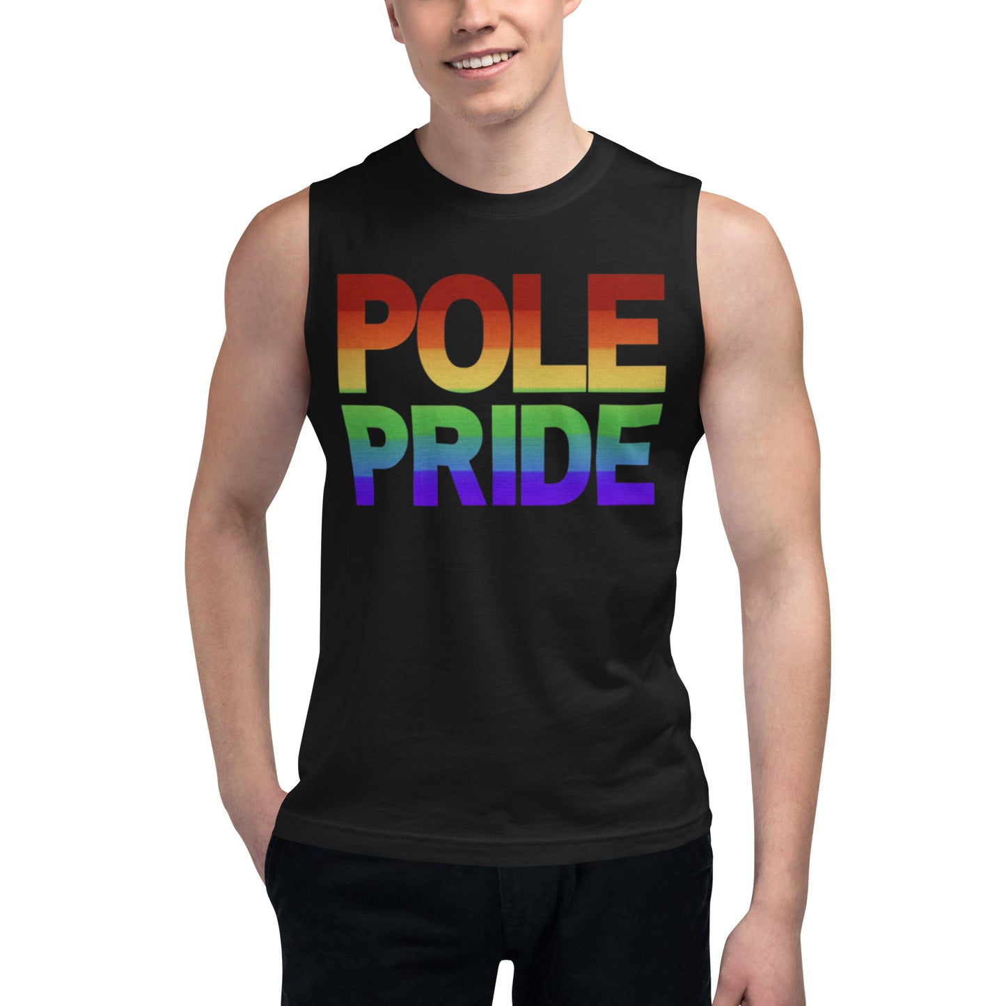 Pole Pride Front & Back Muscle Shirt