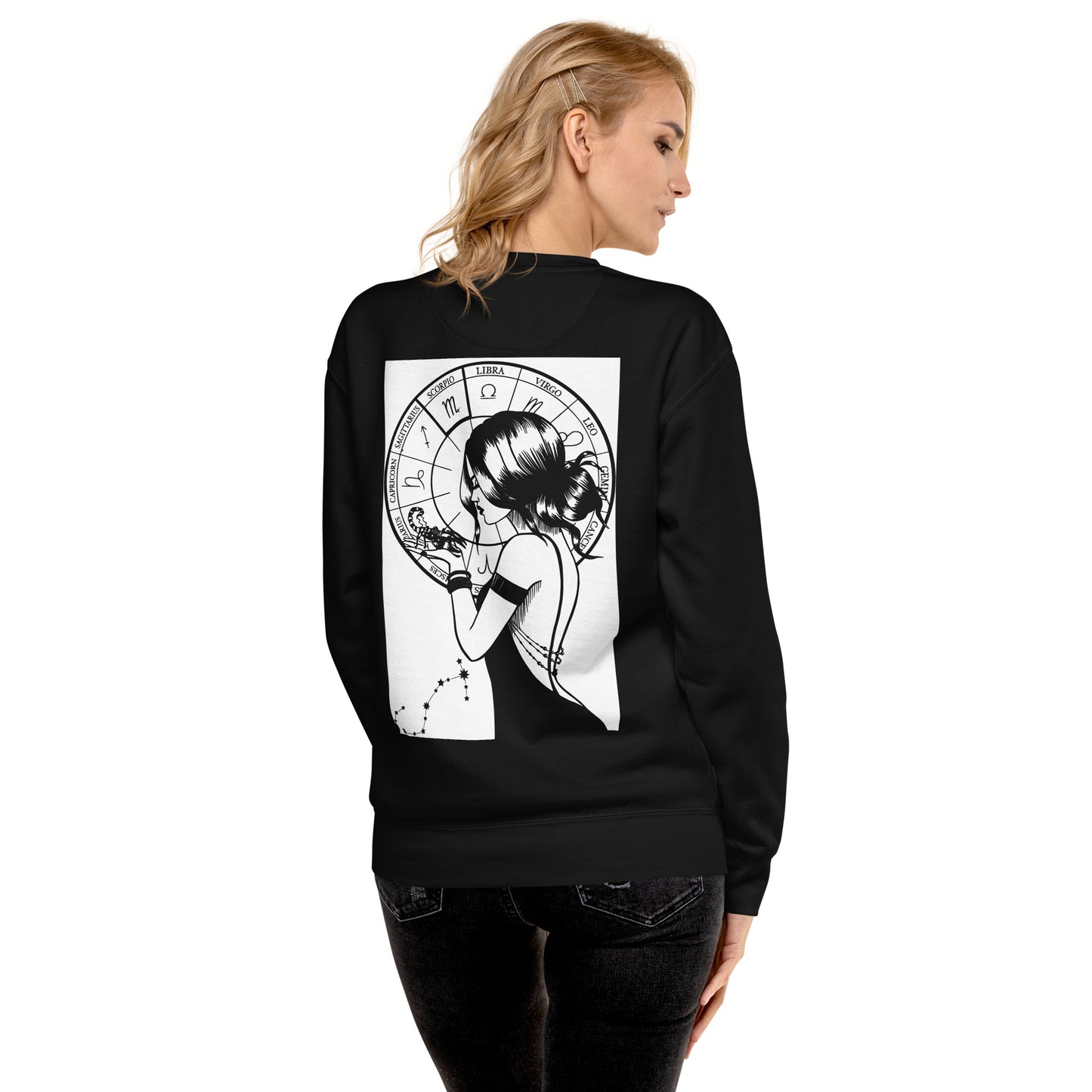 Scorpio Front/Back Premium Sweatshirt - Unisex