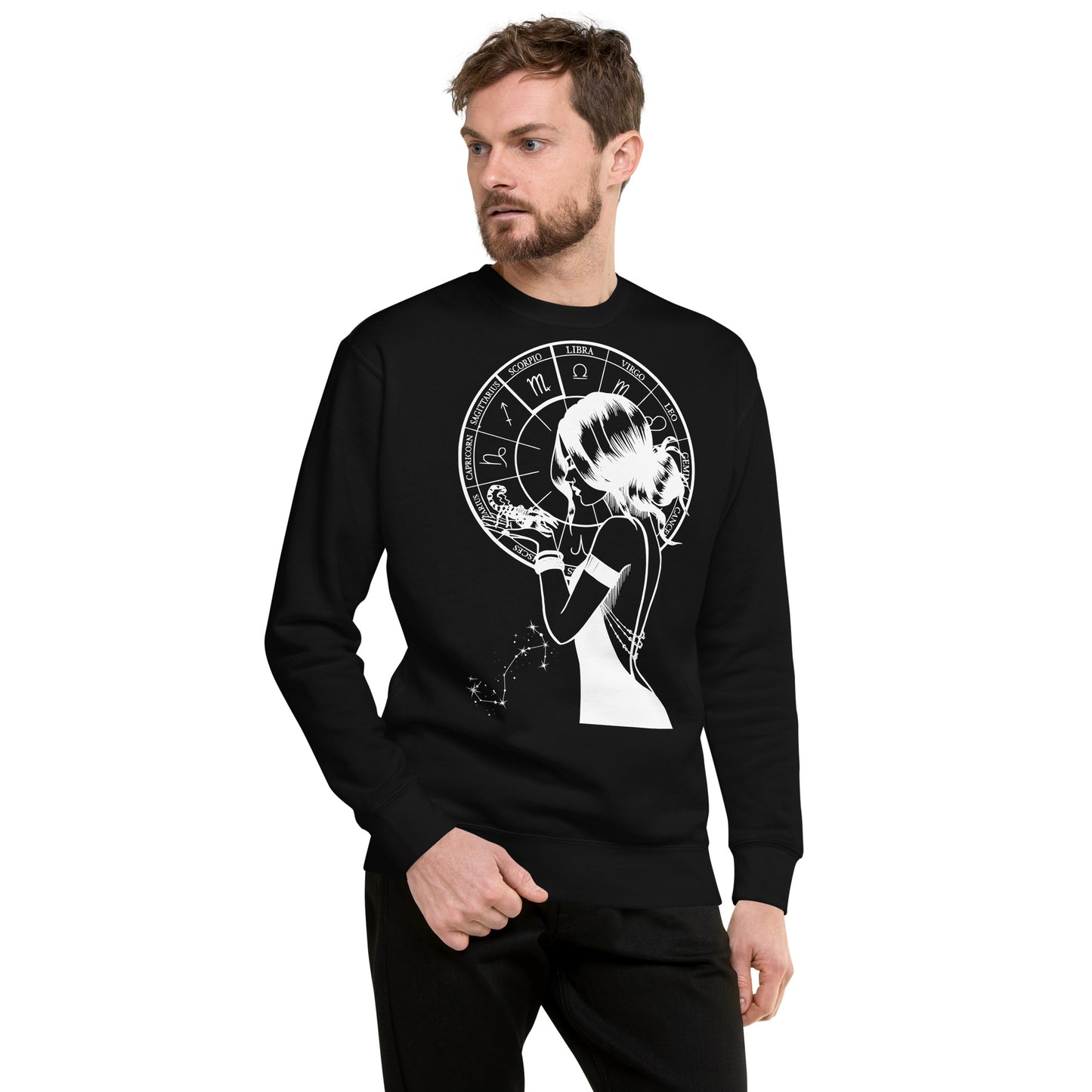 Scorpio Front/Back Premium Sweatshirt - Unisex