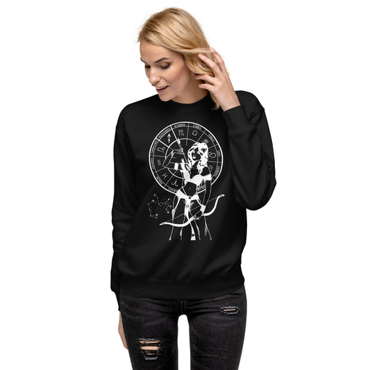 Sagittarius Front/Back Premium Sweatshirt - Unisex