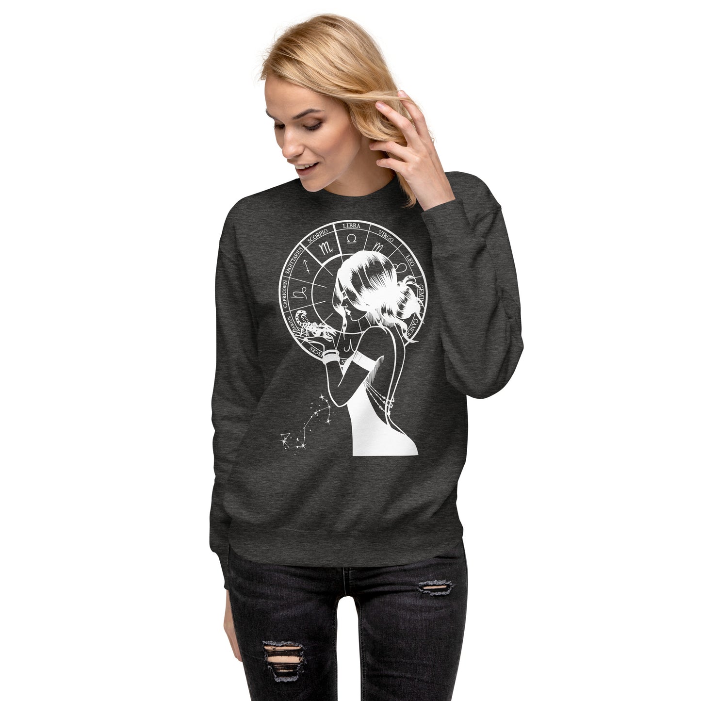 Scorpio Front/Back Premium Sweatshirt - Unisex