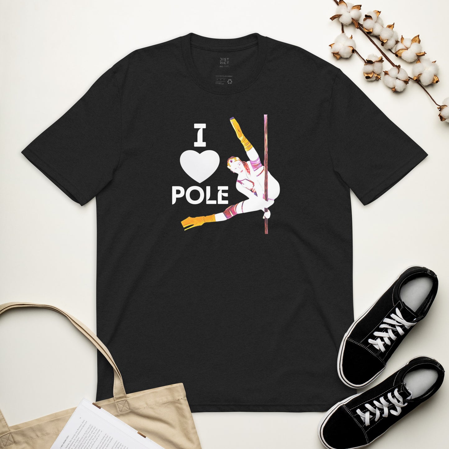 I Heart Pole Recycled Tee - Unisex