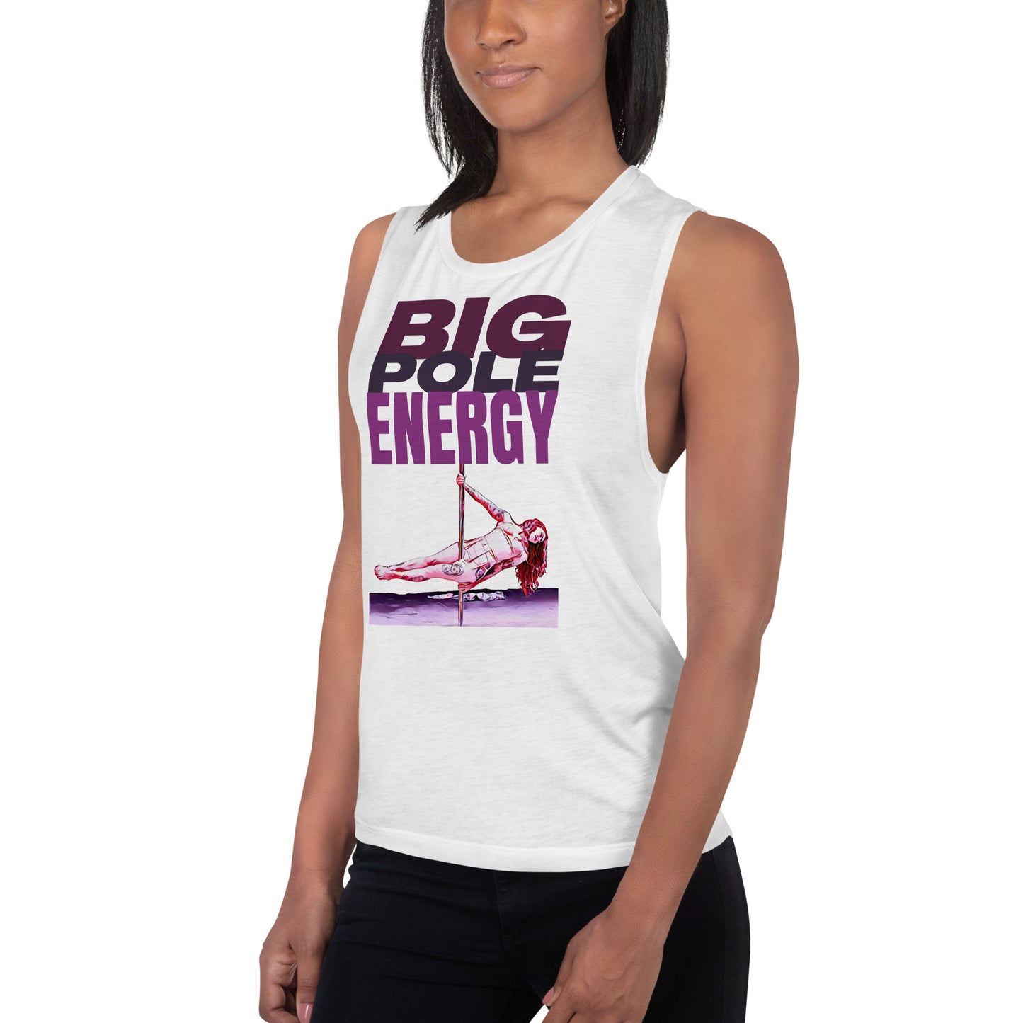 Big Pole Energy Muscle Shirt