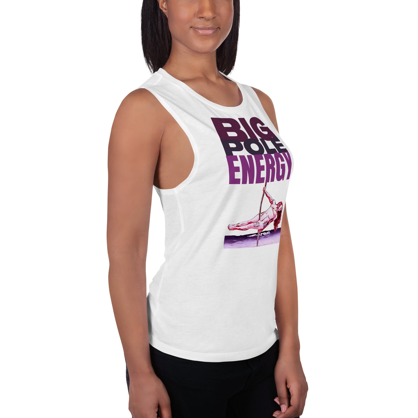 Big Pole Energy Muscle Shirt